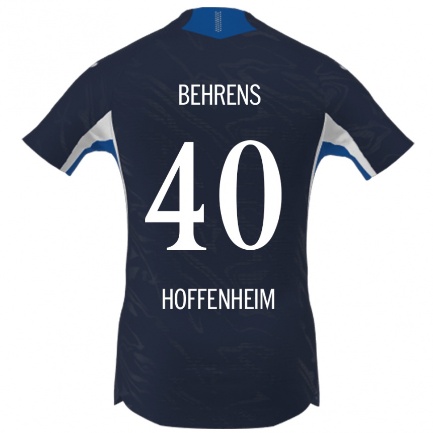 גברים כדורגל הנס ברנס #40 נייבי לבן ג'רזי ביתית 2025/26