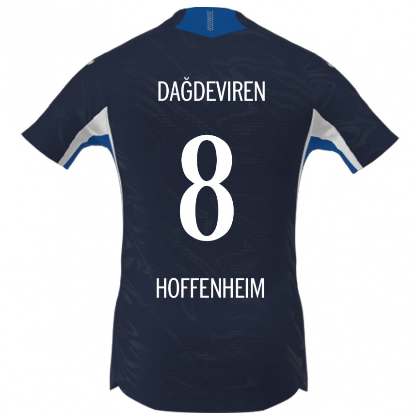 גברים כדורגל Diren Dağdeviren #8 נייבי לבן ג'רזי ביתית 2025/26