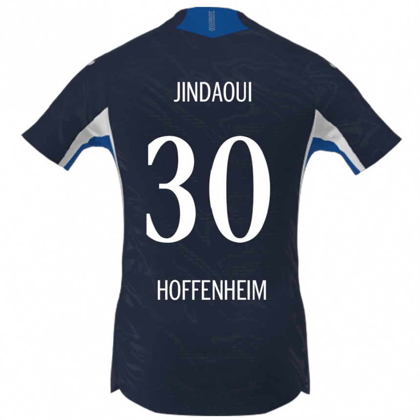 גברים כדורגל Nader Jindaoui #30 נייבי לבן ג'רזי ביתית 2025/26