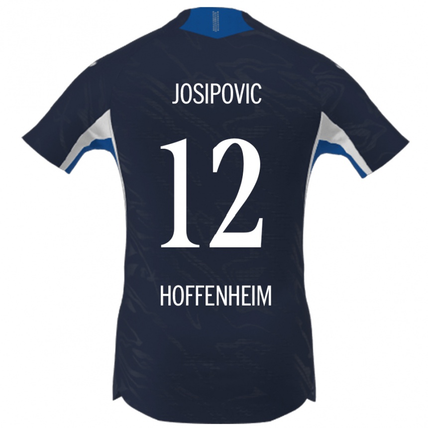 גברים כדורגל Mihael Josipovic #12 נייבי לבן ג'רזי ביתית 2025/26