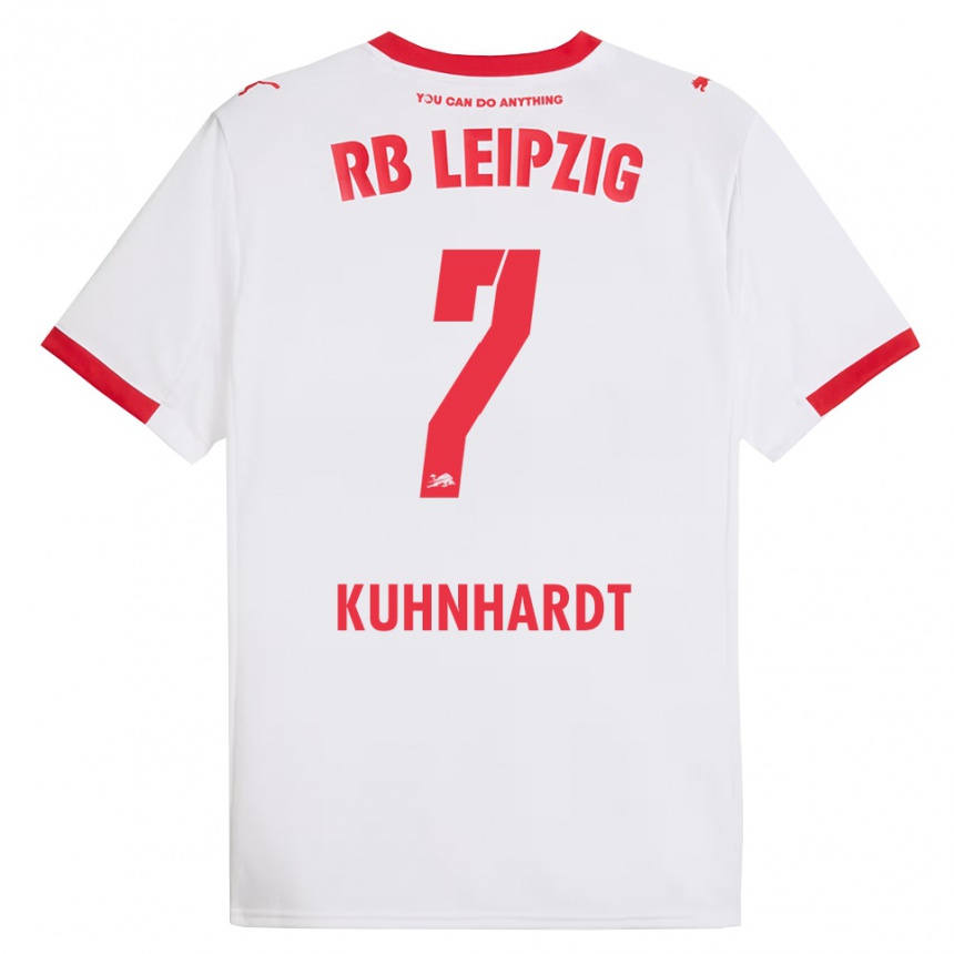 גברים כדורגל פול קונהרדט #7 לבן אדום ג'רזי ביתית 2025/26 גברים כדורגל פול קונהרדט #7 לבן אדום ג'רזי ביתית 2025/26