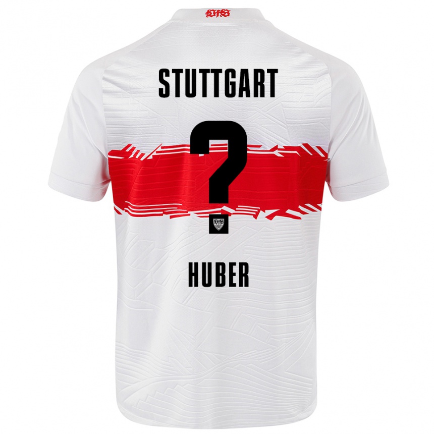 גברים כדורגל Vincent Huber #0 לבן אדום ג'רזי ביתית 2025/26 גברים כדורגל Vincent Huber #0 לבן אדום ג'רזי ביתית 2025/26
