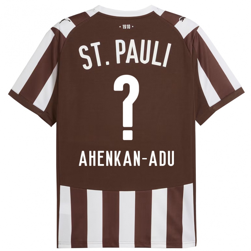 גברים כדורגל Calvin Ahenkan-Adu #0 קפה לבן ג'רזי ביתית 2025/26