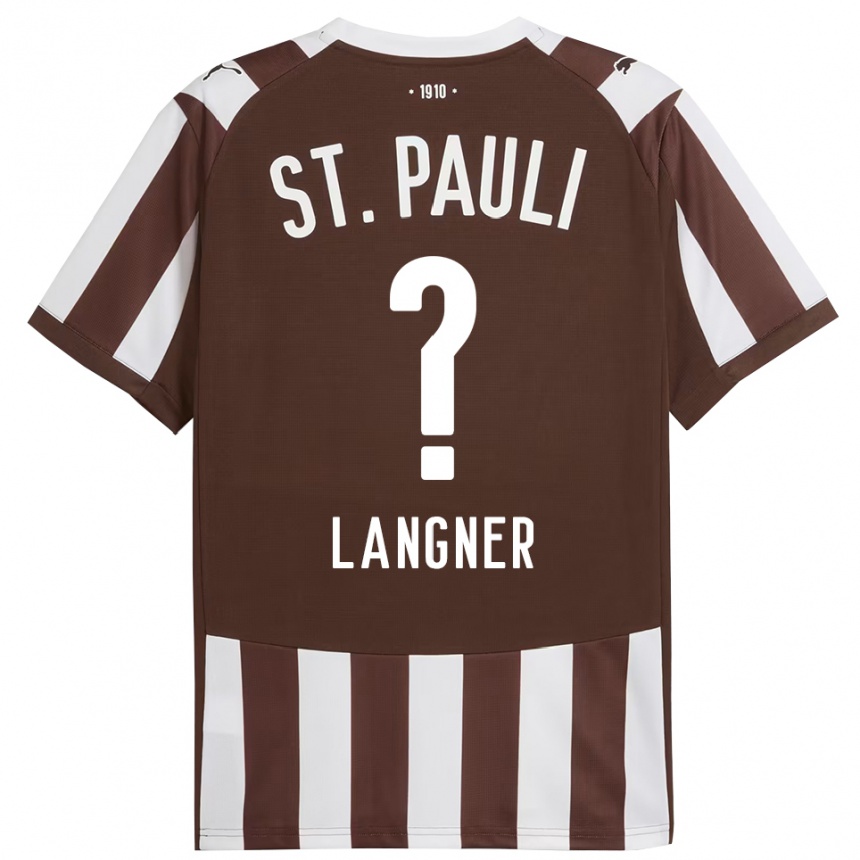 גברים כדורגל Claas Langner #0 קפה לבן ג'רזי ביתית 2025/26