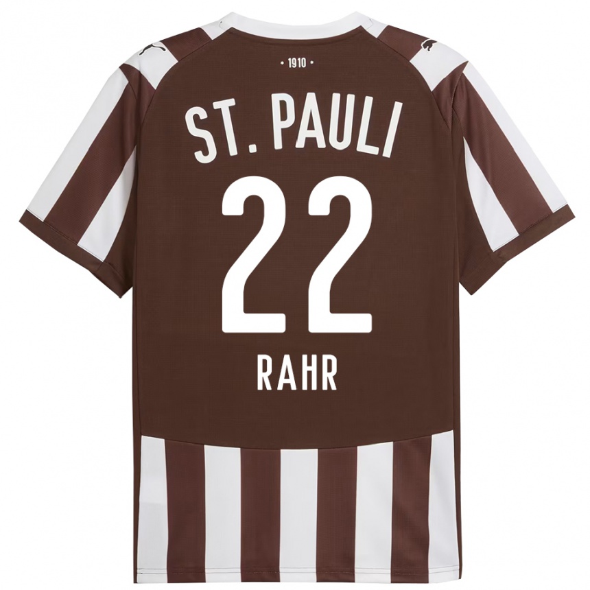 גברים כדורגל קלווין פין ראהר #22 קפה לבן ג'רזי ביתית 2025/26