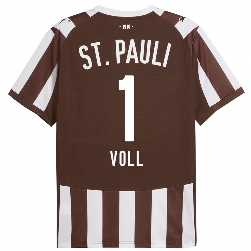 גברים כדורגל בן פול #1 קפה לבן ג'רזי ביתית 2025/26