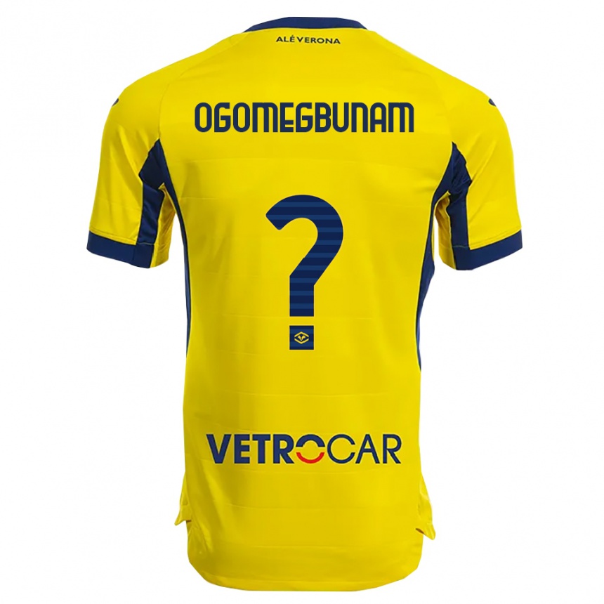 גברים כדורגל איזו אוגומגבונם #0 צהוב נייבי הרחק ג'רזי 2025/26