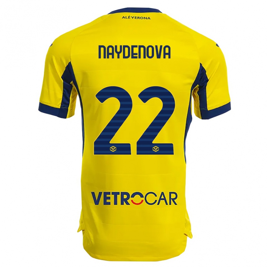 גברים כדורגל Ivana Naydenova #22 צהוב נייבי הרחק ג'רזי 2025/26