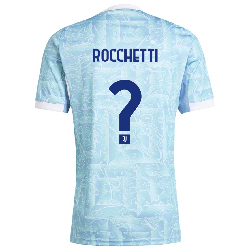 גברים כדורגל Edoardo Rocchetti #0 תכלת צהוב הרחק ג'רזי 2025/26