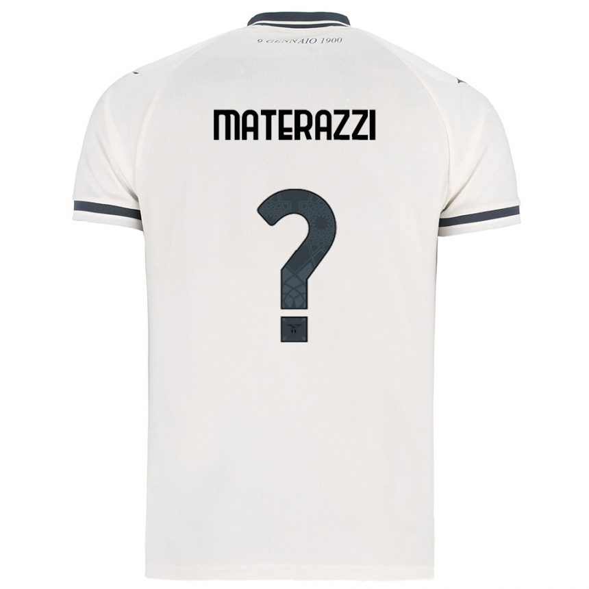 גברים כדורגל Gianfilippo Materazzi #0 לבן נייבי הרחק ג'רזי 2025/26