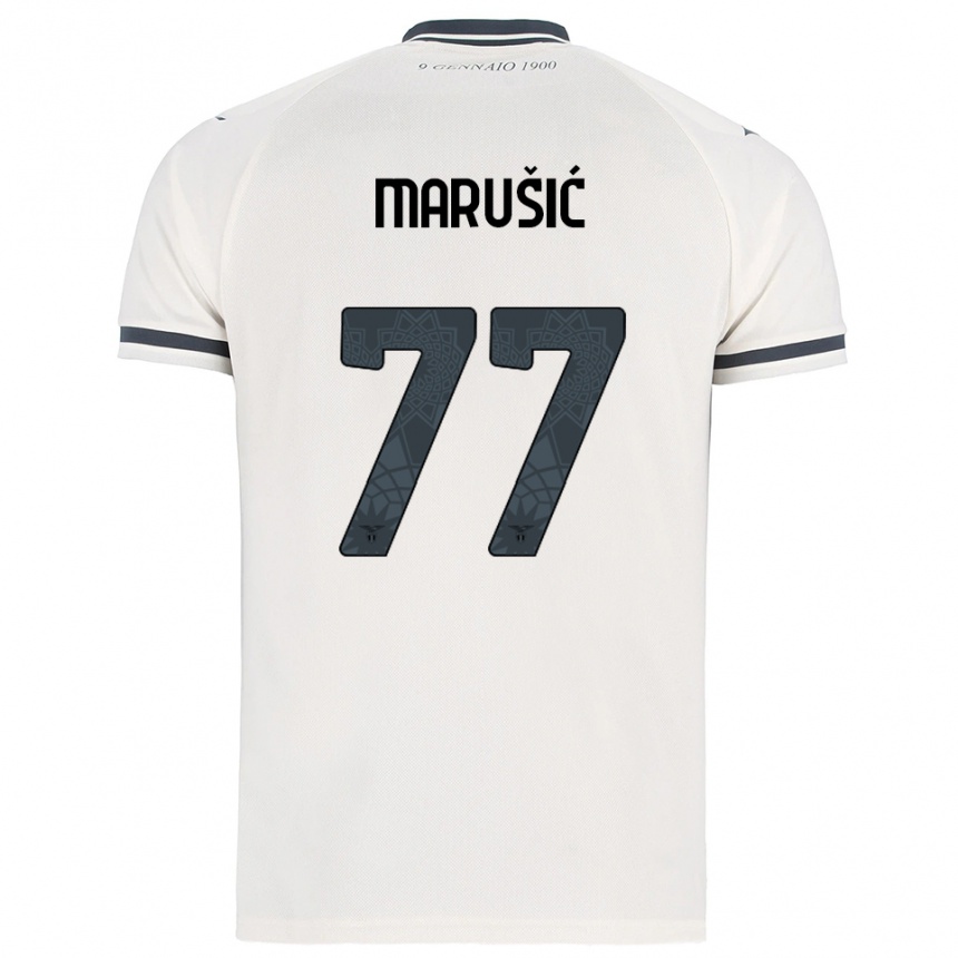 גברים כדורגל אדם מארושיץ' #77 לבן נייבי הרחק ג'רזי 2025/26