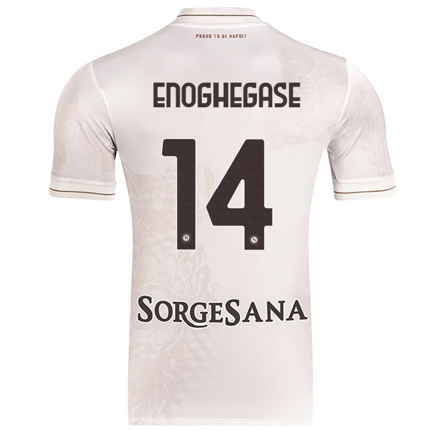 גברים כדורגל Favour Enoghegase #14 שמפניה חום הרחק ג'רזי 2025/26