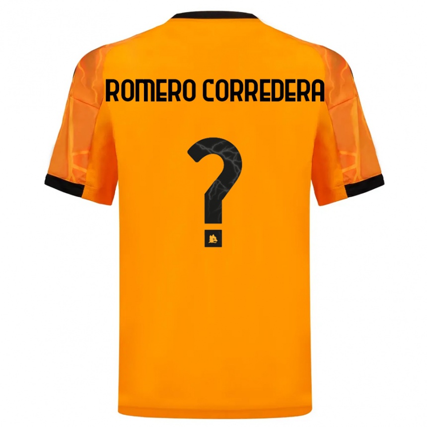 גברים כדורגל Miguel Romero Corredera #0 כתום שחור הרחק ג'רזי 2025/26