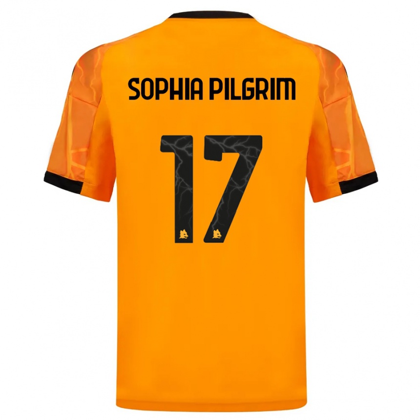 גברים כדורגל אלאיה פילגרים #17 כתום שחור הרחק ג'רזי 2025/26