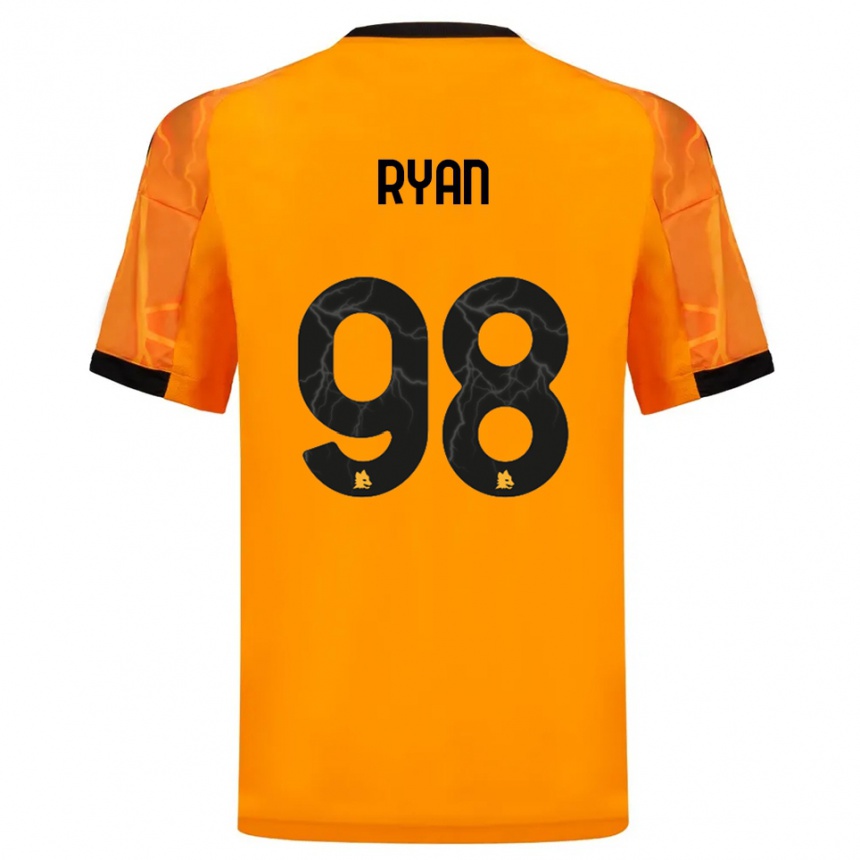 גברים כדורגל מתיו ראיין #98 כתום שחור הרחק ג'רזי 2025/26