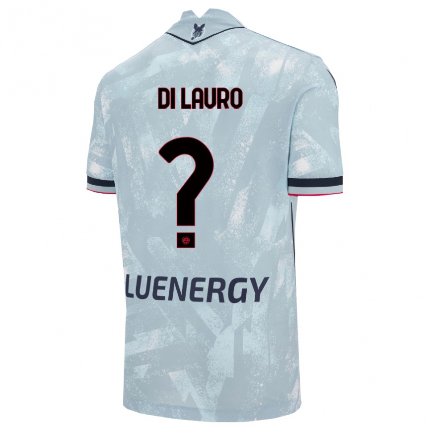 גברים כדורגל Rosario Di Lauro #0 תכלת שחור הרחק ג'רזי 2025/26
