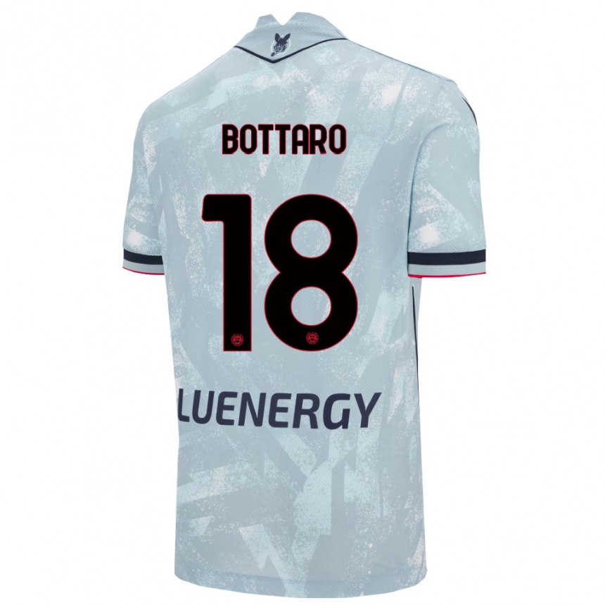 גברים כדורגל Leonardo Bottaro #18 תכלת שחור הרחק ג'רזי 2025/26