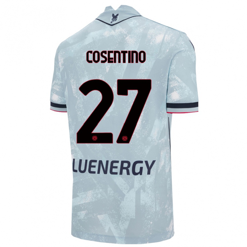 גברים כדורגל Sergio Cosentino #27 תכלת שחור הרחק ג'רזי 2025/26