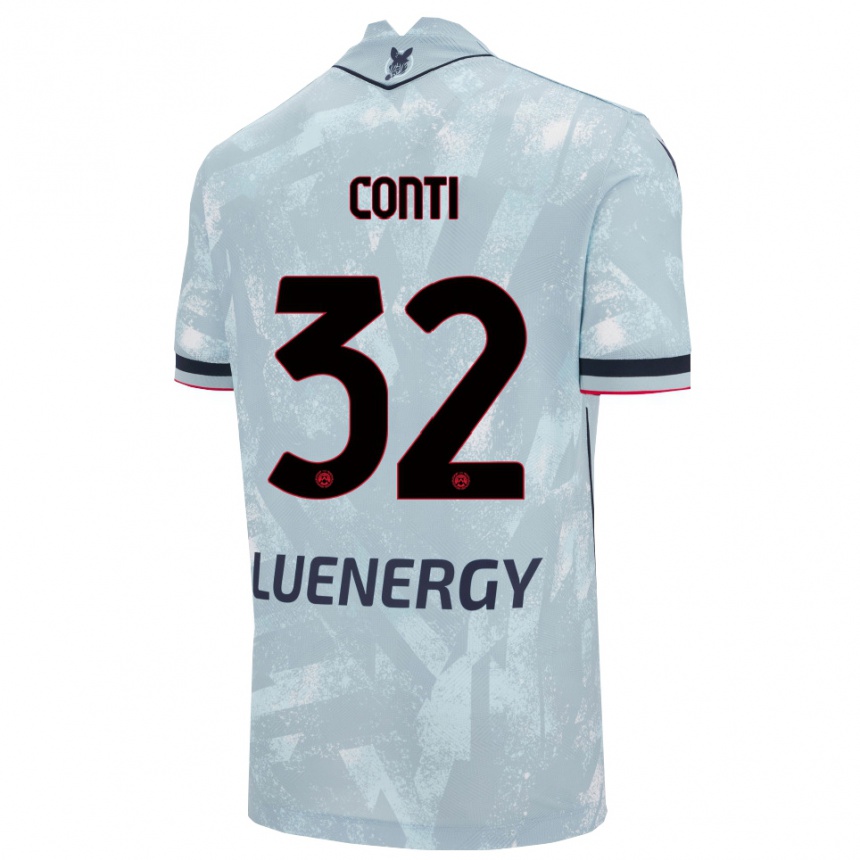 גברים כדורגל Manuel Conti #32 תכלת שחור הרחק ג'רזי 2025/26