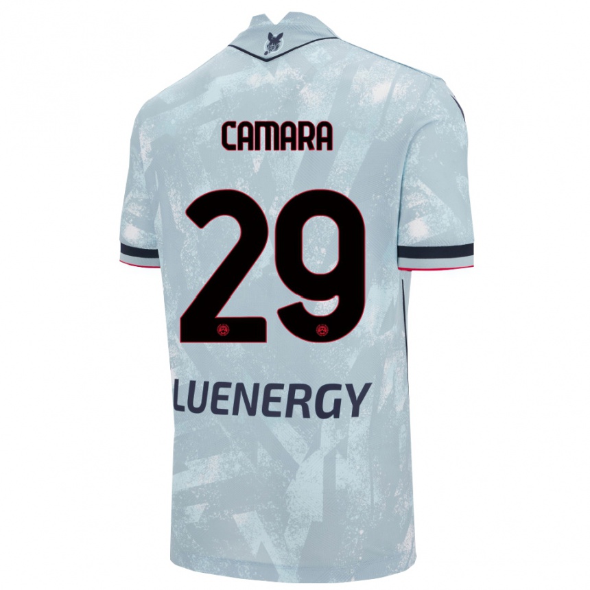 גברים כדורגל עבדולאייה קמארה #29 תכלת שחור הרחק ג'רזי 2025/26