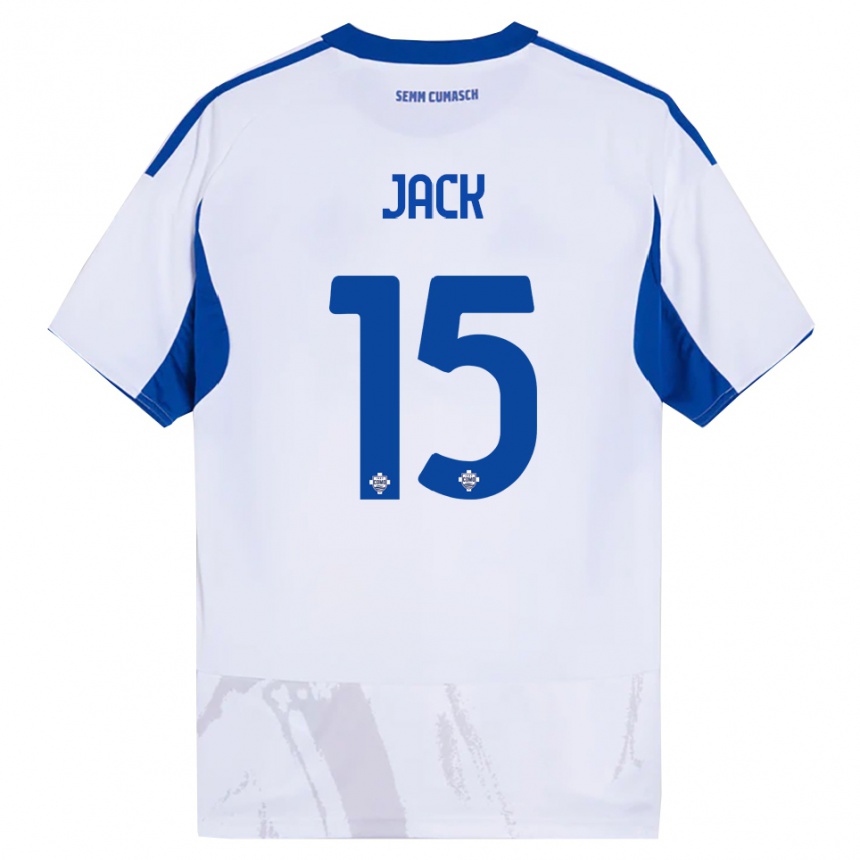 גברים כדורגל Fellipe Jack #15 לבן כחול הרחק ג'רזי 2025/26