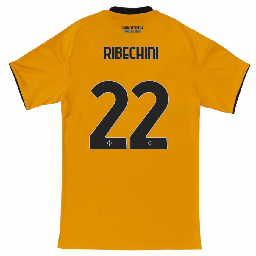 גברים כדורגל Michele Ribechini #22 כתום כחול הרחק ג'רזי 2025/26