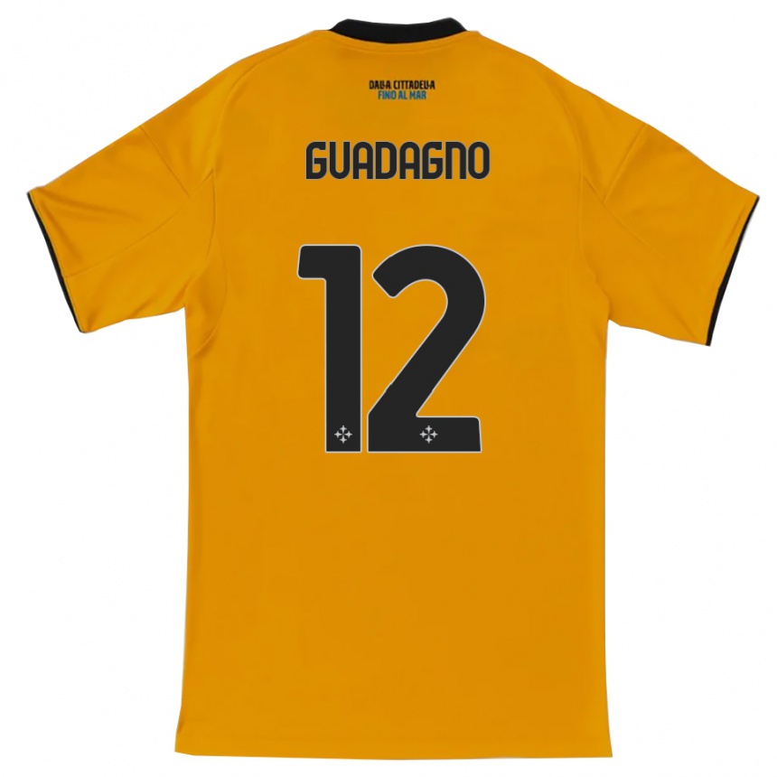 גברים כדורגל ג׳ואן גואדניו #12 כתום כחול הרחק ג'רזי 2025/26