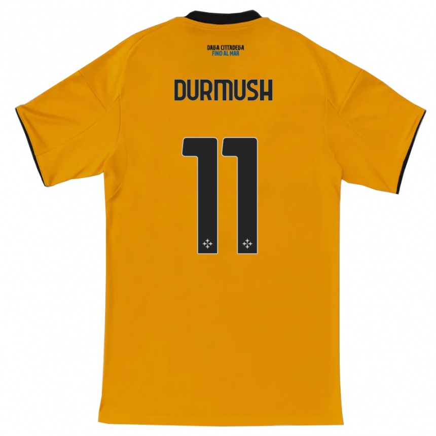 גברים כדורגל Mert Durmush #11 כתום כחול הרחק ג'רזי 2025/26