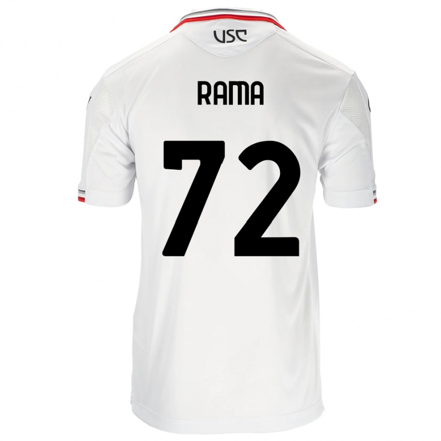 גברים כדורגל Alex Rama #72 לבן אדום הרחק ג'רזי 2025/26