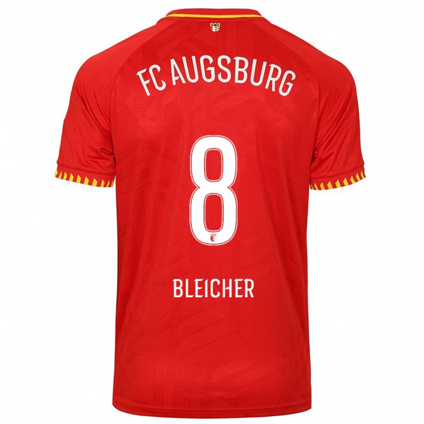 גברים כדורגל Franz Bleicher #8 אדום צהוב הרחק ג'רזי 2025/26