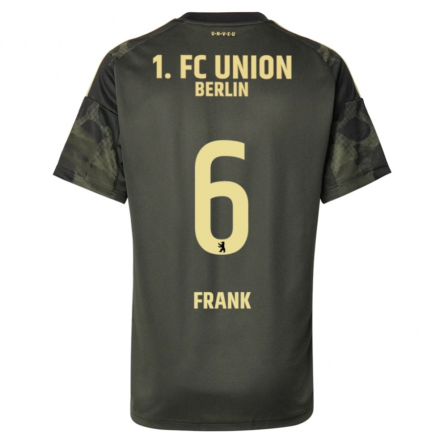 גברים כדורגל Celine Frank #6 ירוק כהה שחור הרחק ג'רזי 2025/26