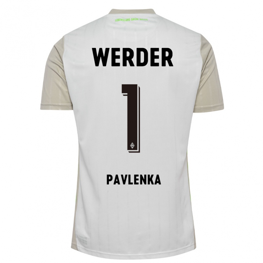 גברים כדורגל ייז'י פאבלנקה #1 לבן שחור הרחק ג'רזי 2025/26