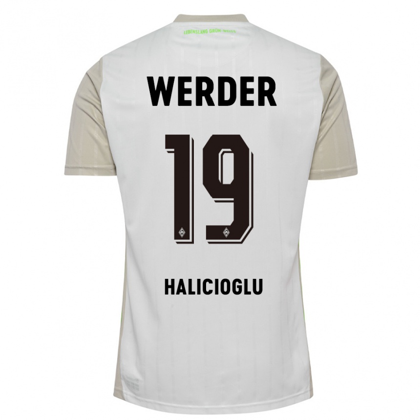 גברים כדורגל ארדה חליסיוגלו #19 לבן שחור הרחק ג'רזי 2025/26