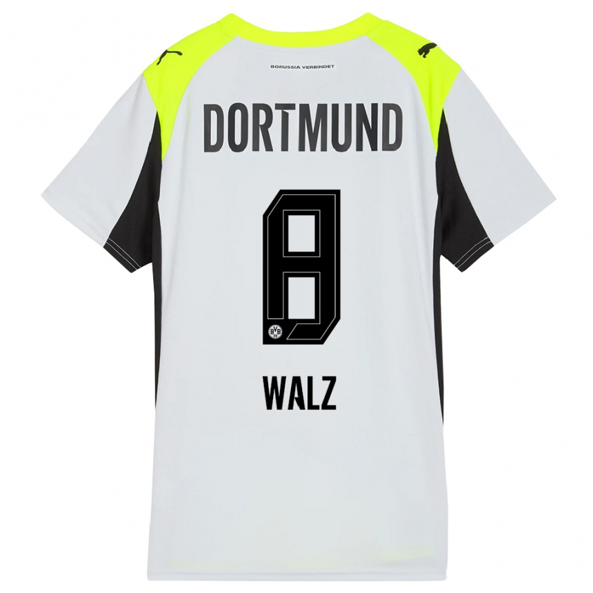 גברים כדורגל ואסקו וולץ #8 צהוב פלואורסצנטי הרחק ג'רזי 2025/26