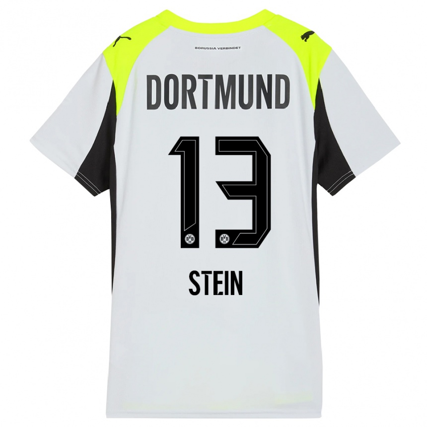 גברים כדורגל דניאל שטיין #13 צהוב פלואורסצנטי הרחק ג'רזי 2025/26