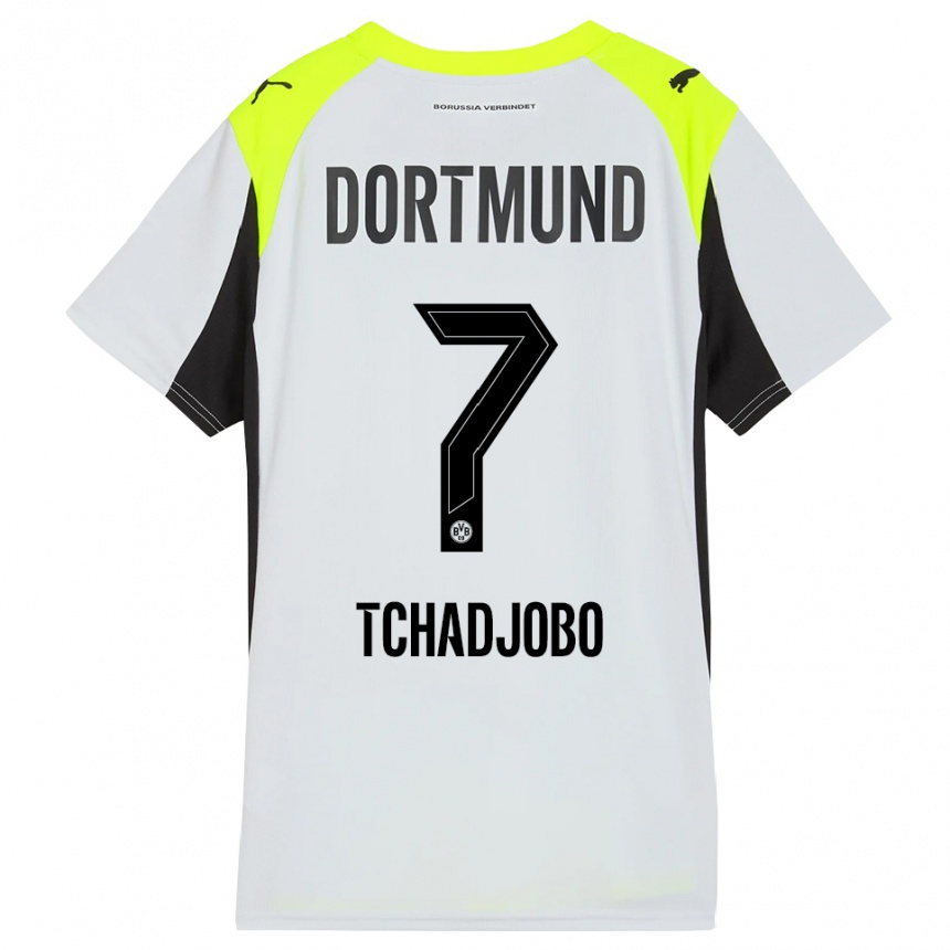 גברים כדורגל דיא צ'דג'ובו #7 צהוב פלואורסצנטי הרחק ג'רזי 2025/26