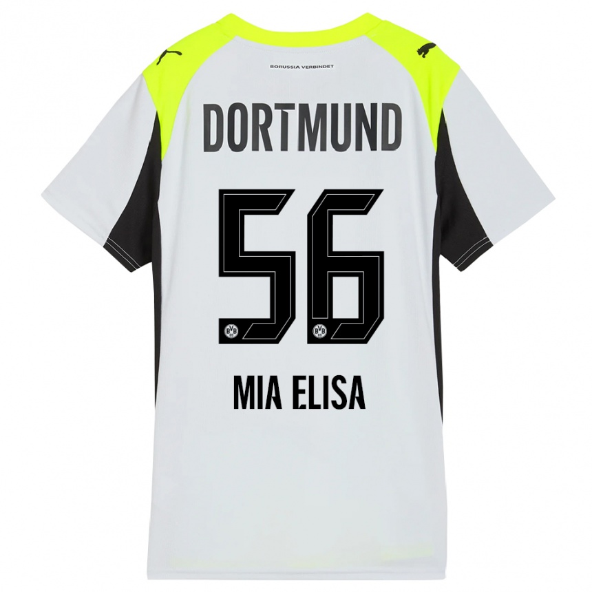 גברים כדורגל בומנוטר מיה אליסה #56 צהוב פלואורסצנטי הרחק ג'רזי 2025/26