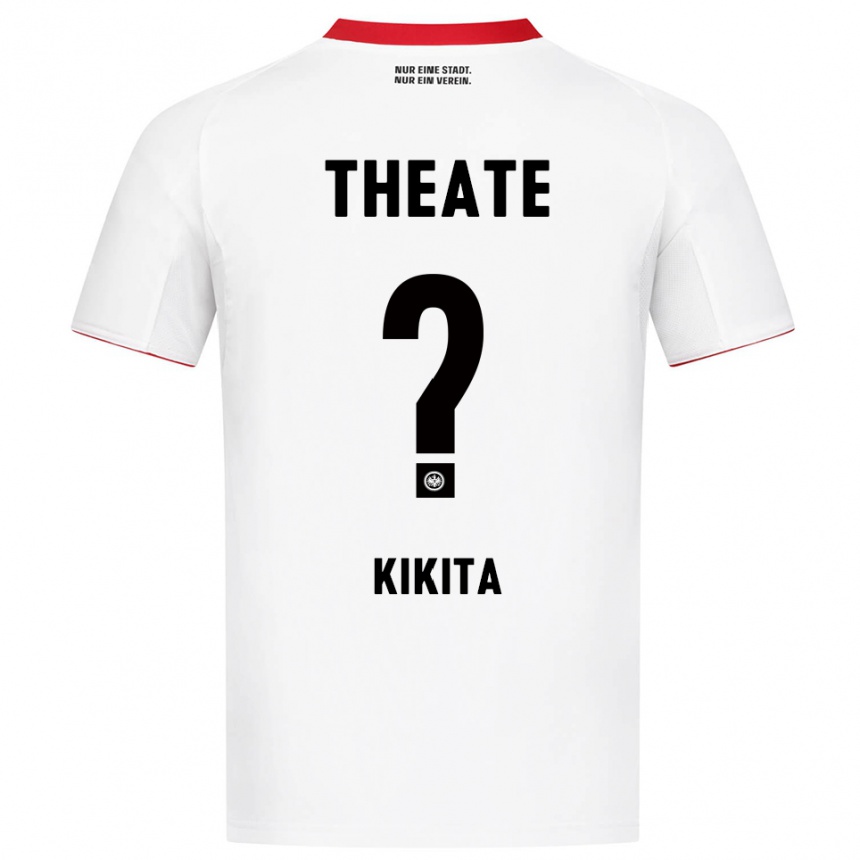 גברים כדורגל Andre-Dieu Kikita #0 לבן אדום הרחק ג'רזי 2025/26