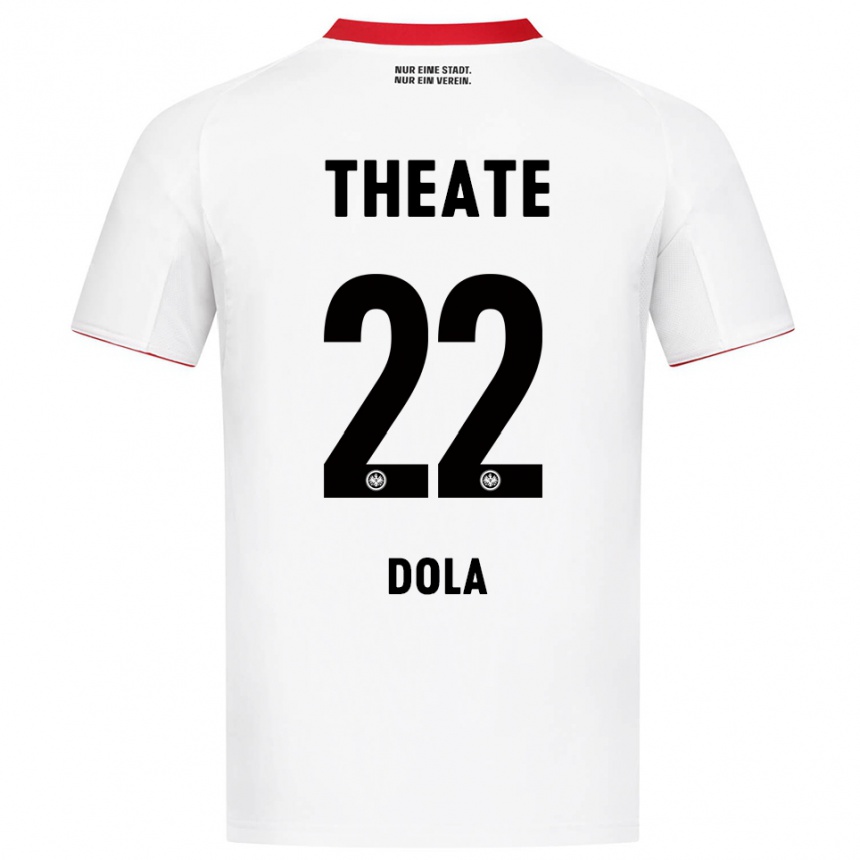 גברים כדורגל Igor Dola #22 לבן אדום הרחק ג'רזי 2025/26