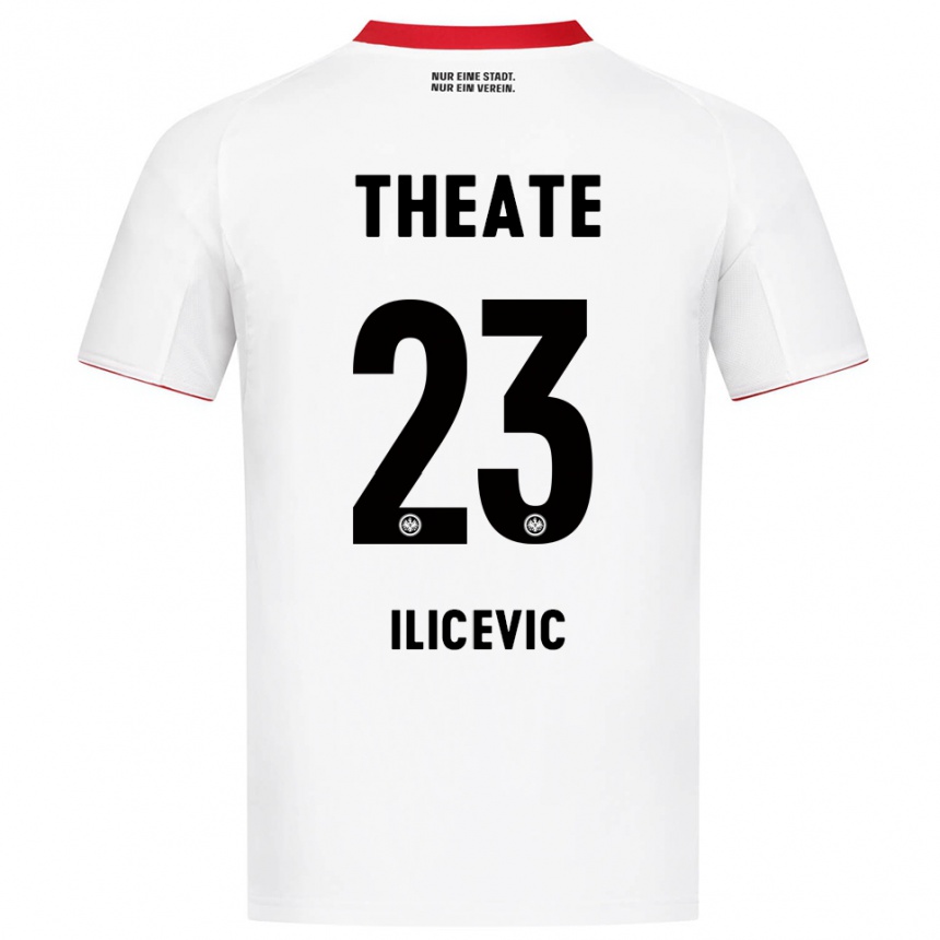 גברים כדורגל Niko Ilicevic #23 לבן אדום הרחק ג'רזי 2025/26