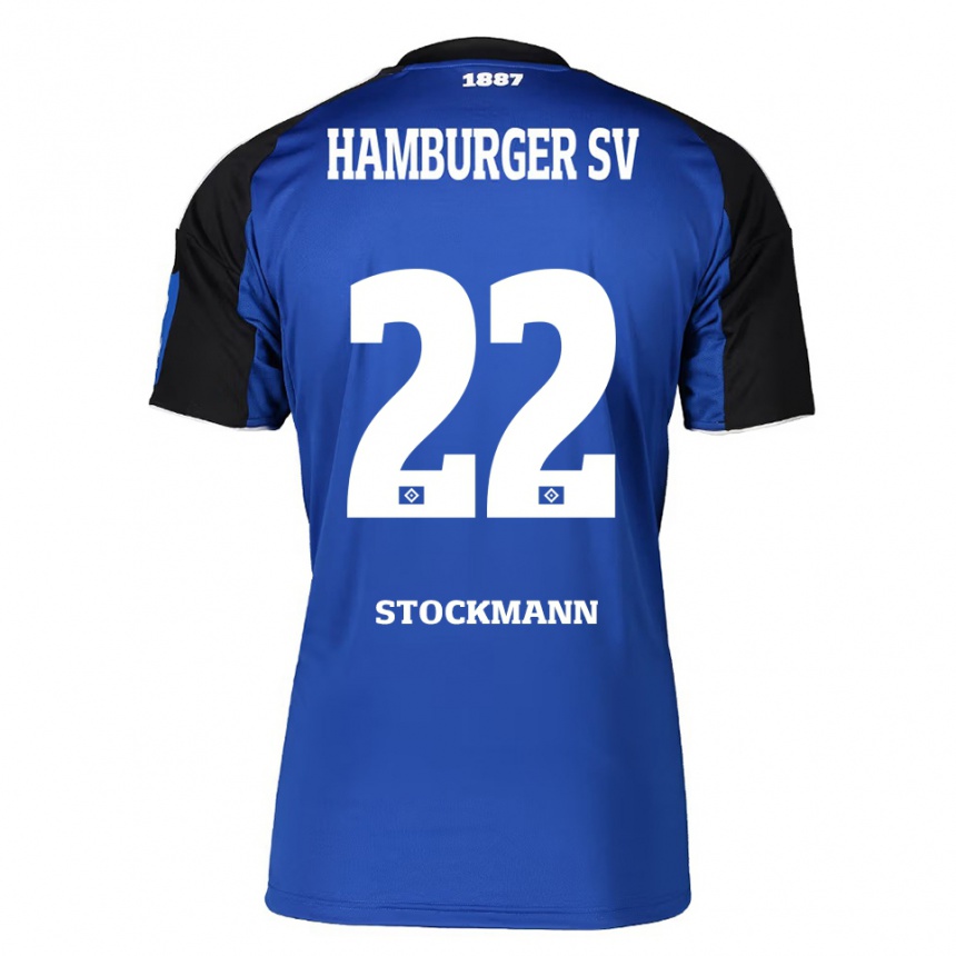 גברים כדורגל Sarah Stöckmann #22 כחול שחור הרחק ג'רזי 2025/26
