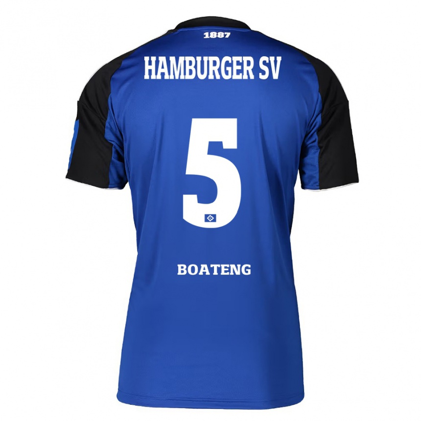 גברים כדורגל Enock Boateng #5 כחול שחור הרחק ג'רזי 2025/26