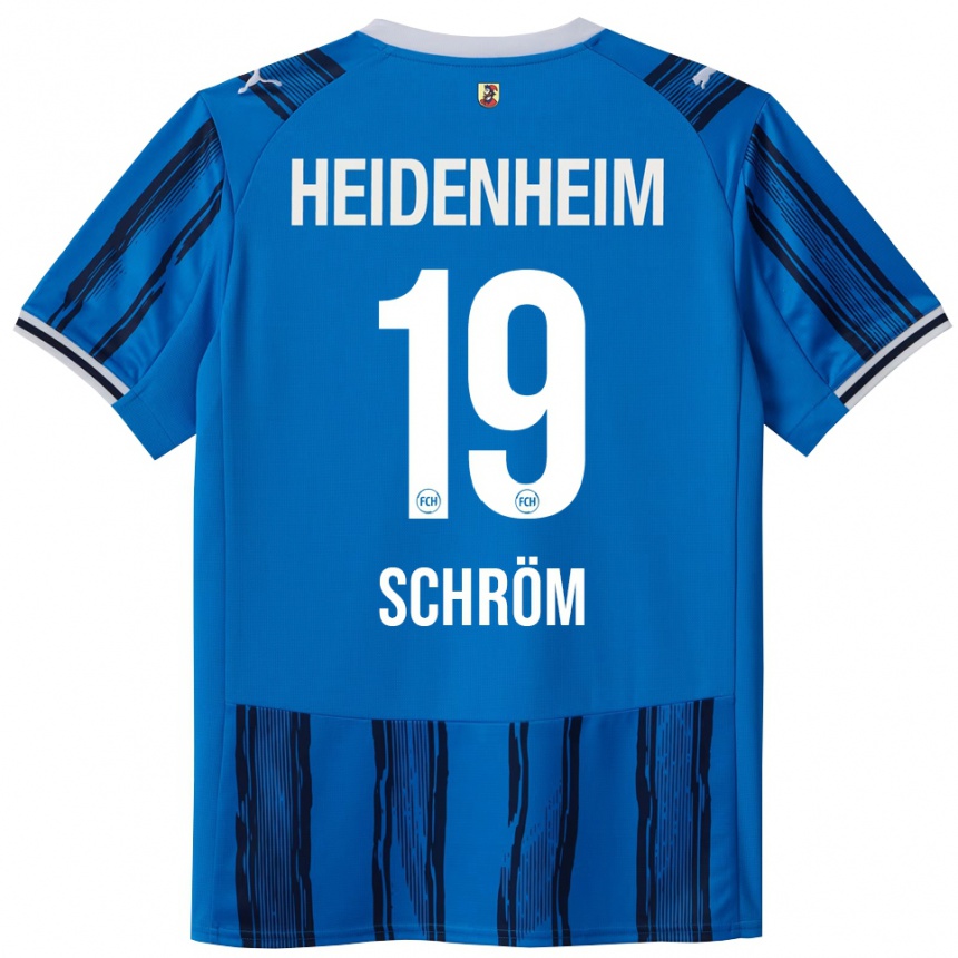 גברים כדורגל Aline Schröm #19 כחול נייבי הרחק ג'רזי 2025/26