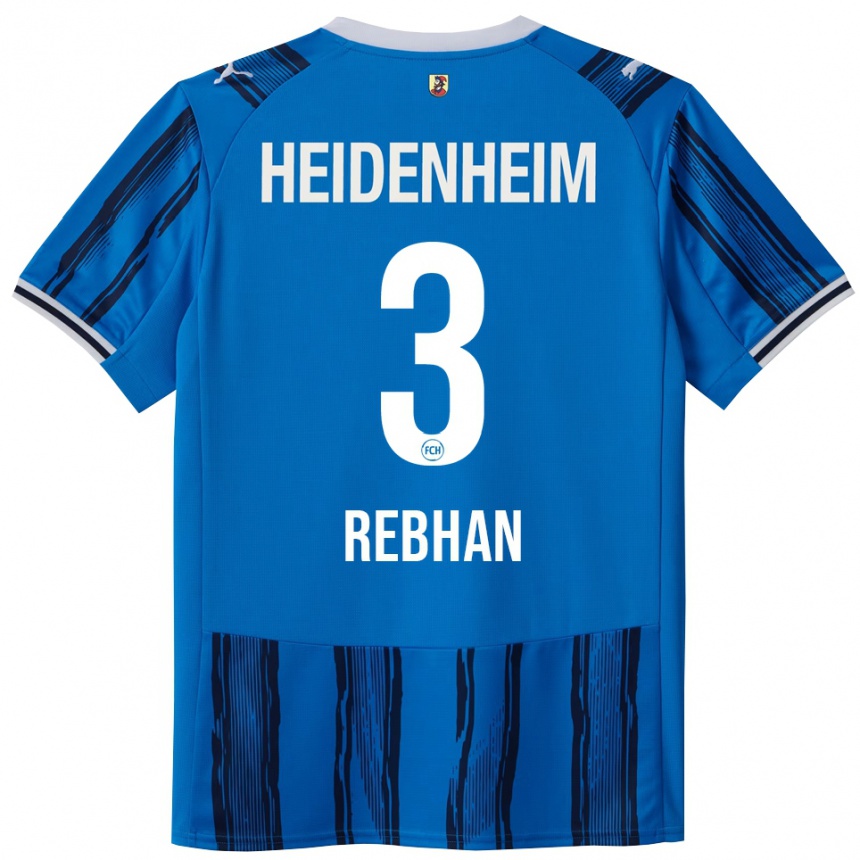 גברים כדורגל Emma Rebhan #3 כחול נייבי הרחק ג'רזי 2025/26