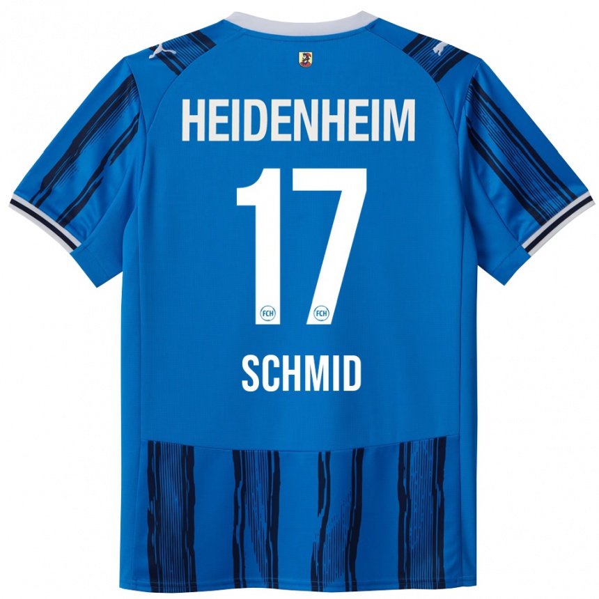 גברים כדורגל Florent Schmid #17 כחול נייבי הרחק ג'רזי 2025/26