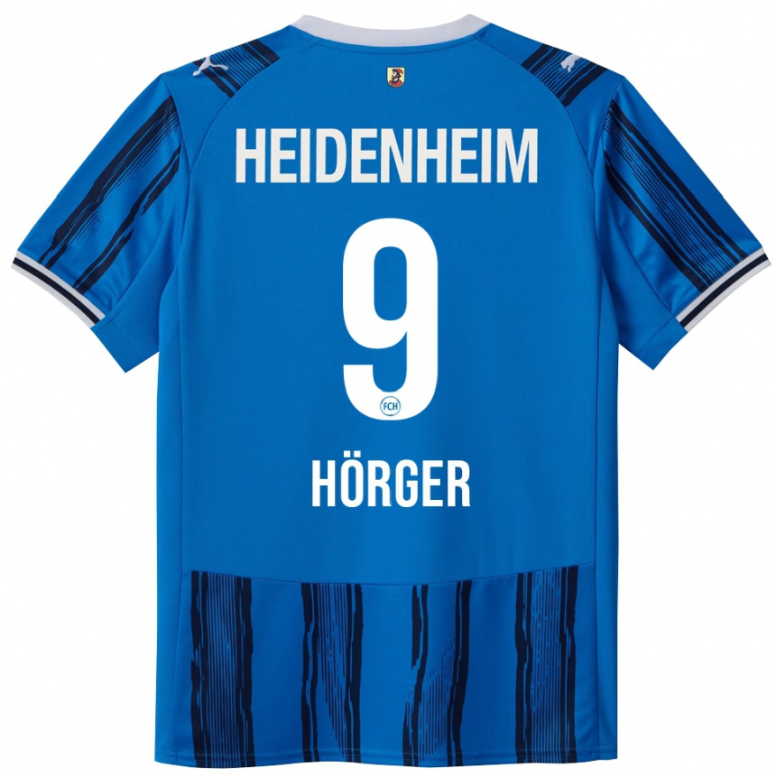 גברים כדורגל Verena Hörger #9 כחול נייבי הרחק ג'רזי 2025/26