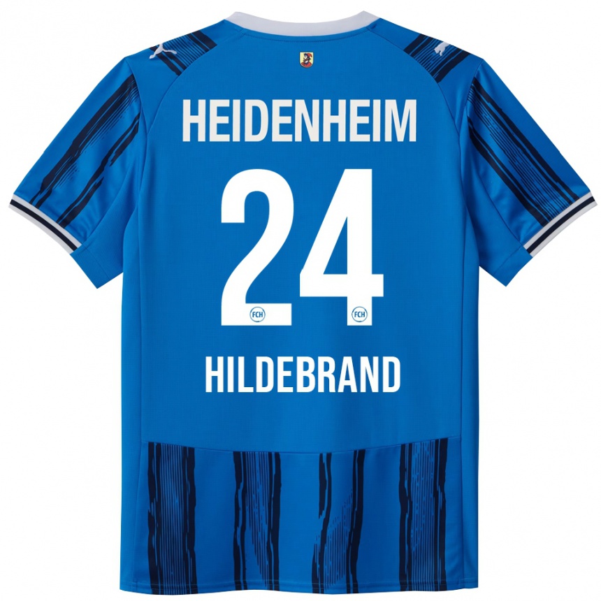 גברים כדורגל Jan Hildebrand #24 כחול נייבי הרחק ג'רזי 2025/26