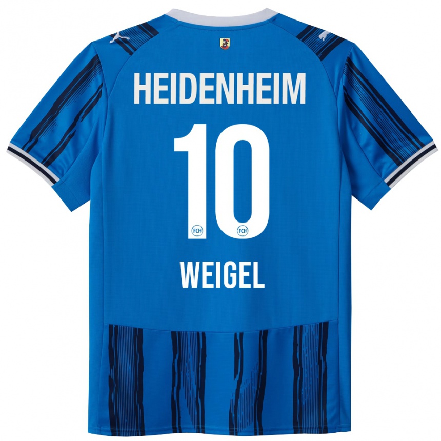 גברים כדורגל Tobias Weigel #10 כחול נייבי הרחק ג'רזי 2025/26