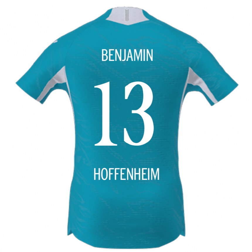 גברים כדורגל Precious Benjamin #13 תכלת הרחק ג'רזי 2025/26