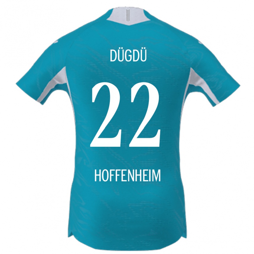 גברים כדורגל Tamay Dügdü #22 תכלת הרחק ג'רזי 2025/26